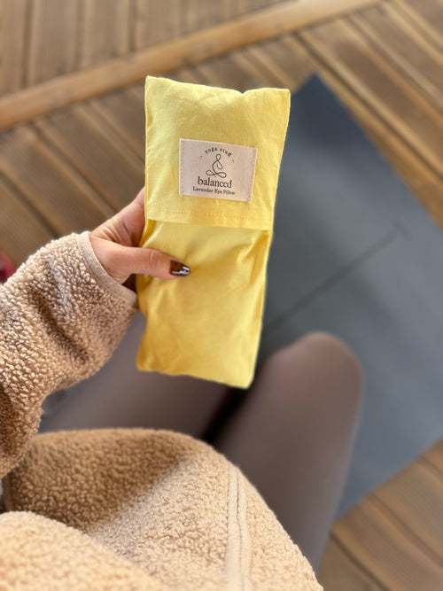 Balanced Yoga Stuff Lavender Eye Pillow - Butter Yellow