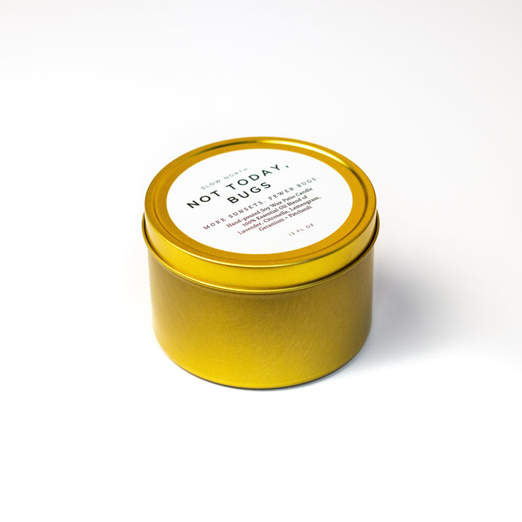 Not Today Bugs Mosquito Candle Slow North