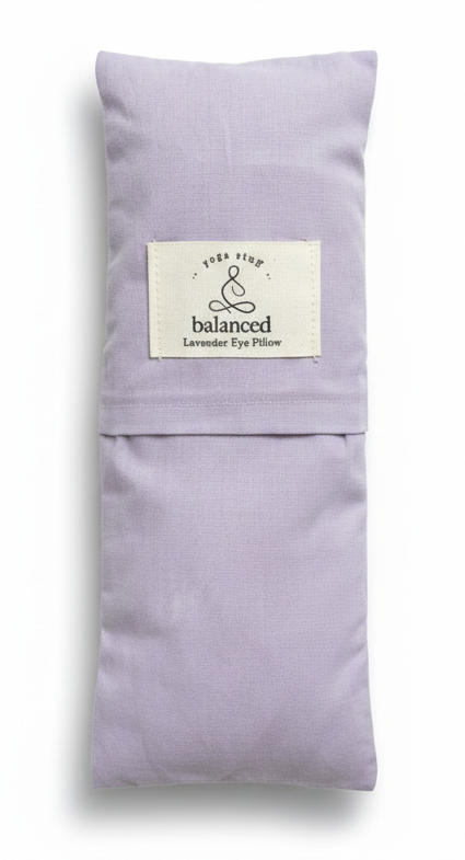 Lavender eye pillow for yoga, meditation and savasana