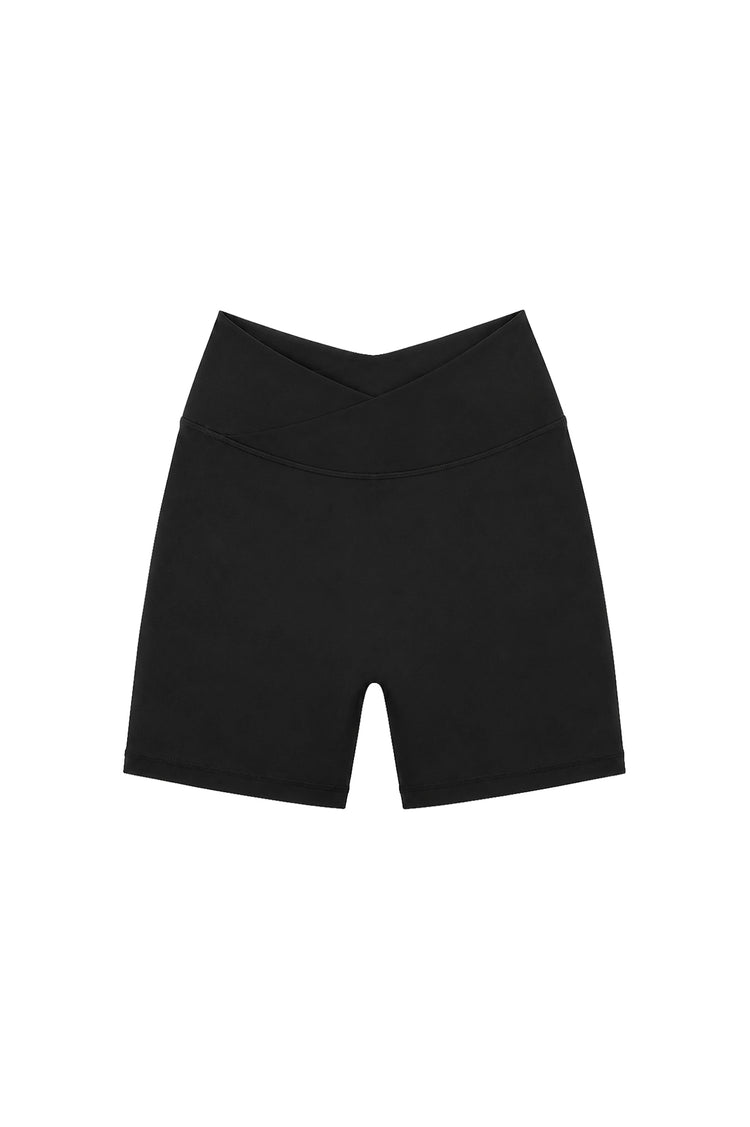 Lezat black luna organic cotton bike short