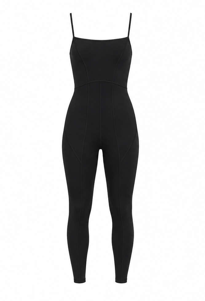 Lezat lorna criss cross organic cotton jumpsuit
