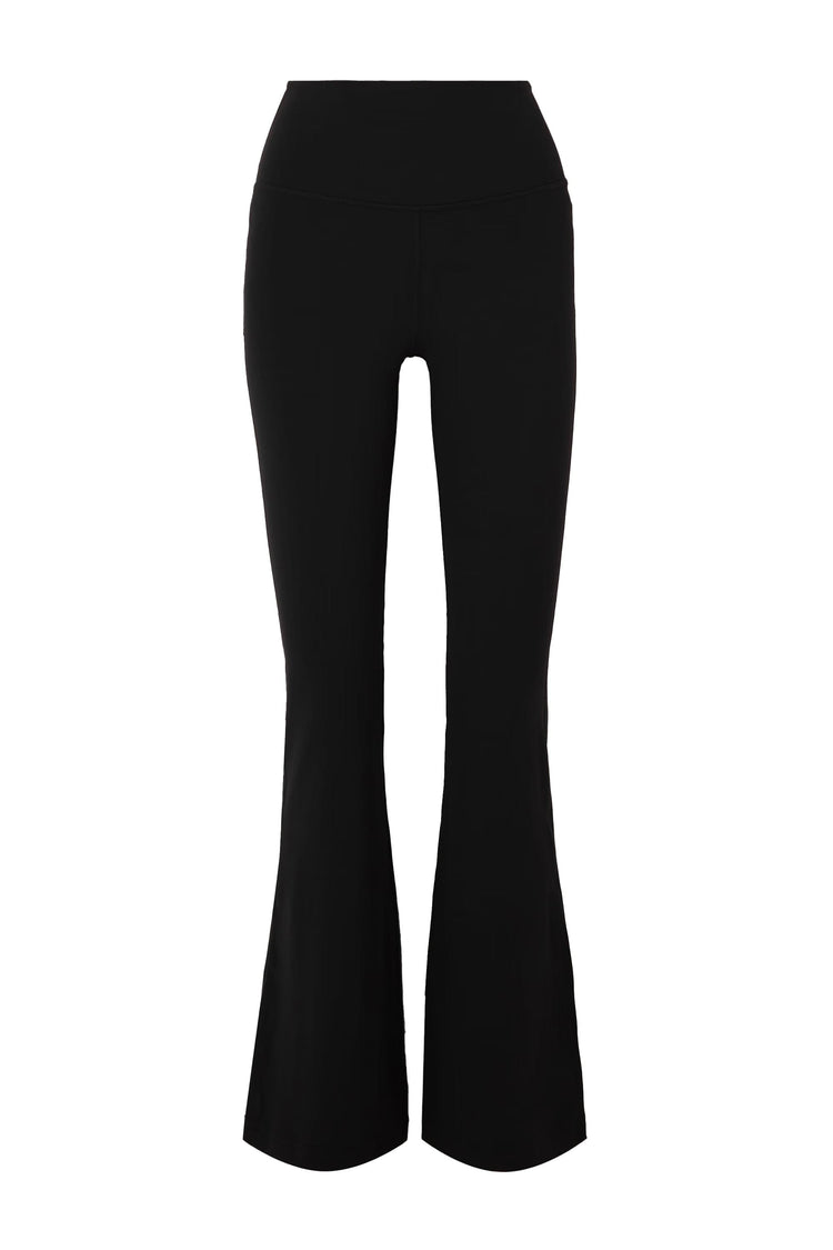 Lezat vanna organic cotton bootleg flare pant black